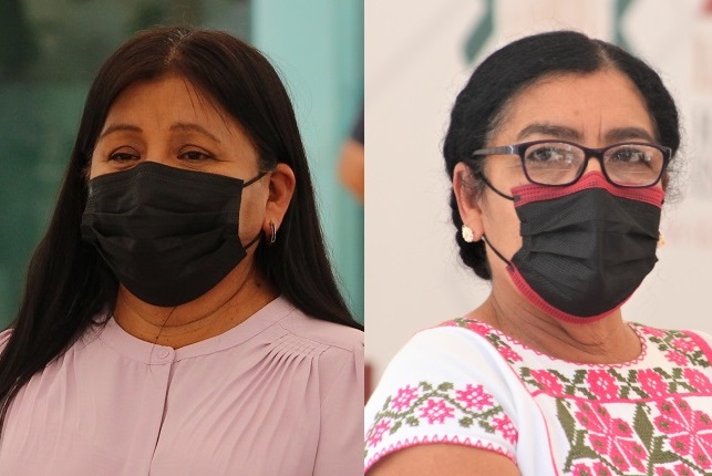 FOTO Diputadas Griselda Sosa Vásquez y Juana Aguilar Espinoza, promoventes de las reformas