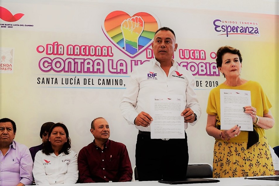 Firman convenio Coesida y Municipio de Santa Lucía del Camino y conmemoran el Día Nacional Contra la Homofobia (3)