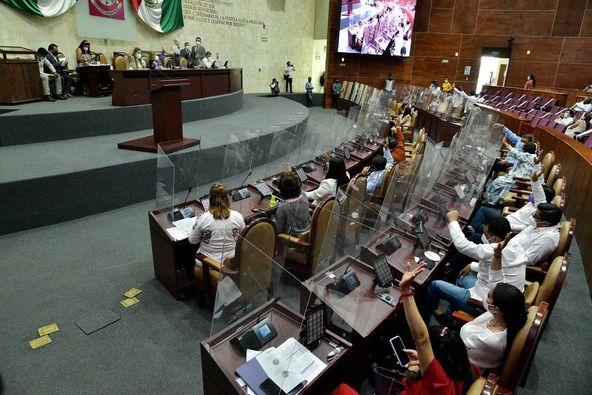 FOTO 1 Pleno de la LXIV Legislatura del Congreso del Estado de Oaxaca