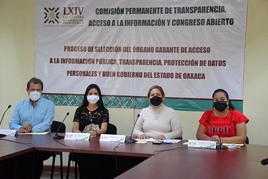 FOTO 1 Inicia 64 Legislatura entrevistas de aspirantes al nuevo Órgano de Transparencia de Oaxaca