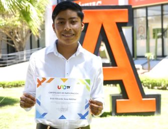 Estudiante de la Anáhuac Oaxaca gana convocatoria de UNO TV